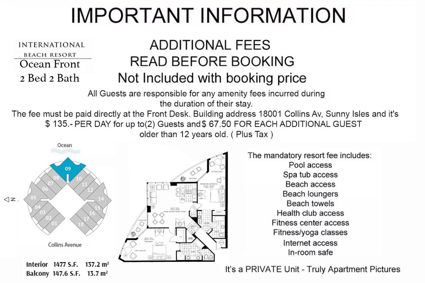 Trump Intl 2 Bedroom Apartment 1600 Sqf Ocean Front Miami Beach Buitenkant foto